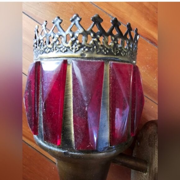 Antique Vintage Carriage Buggy Coach Lights Wall Sconces - Picture 10 of 14